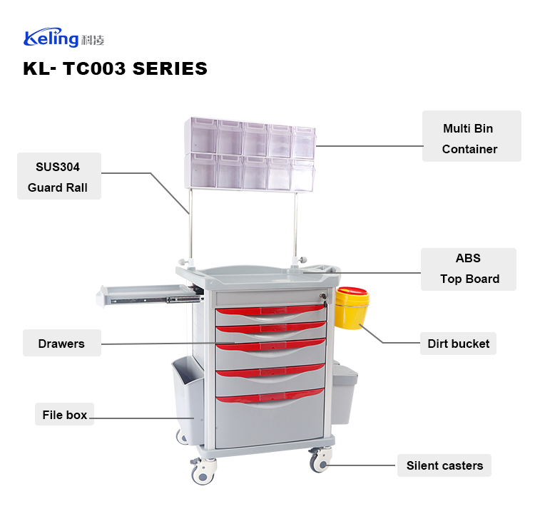 Anesthesia Medical Trolley-KL-TC003