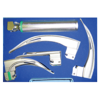 Fiber Optic Laryngoscope Set of 5 Intubation Macintosh Blades & Handle EMT Tools Premium German Grade Reusable Autoclave - UK Fiber Optic Laryngoscope Set of 5 Intubation Macintosh Blades & Handle EMT Tools Premium German Grade Reusable Autoclave - UK