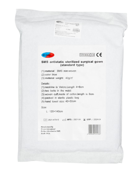 Gown Surgical Sterile - Large 50s