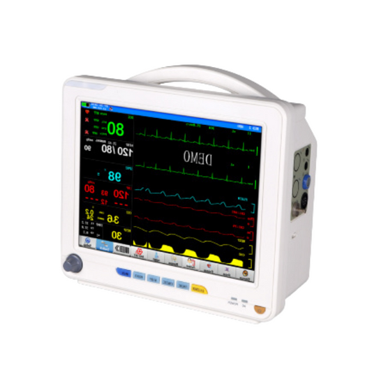 P MonitorJR2000D & NIBP/PR/Spo2/Temp/ECG/ETC02 12-inch screen