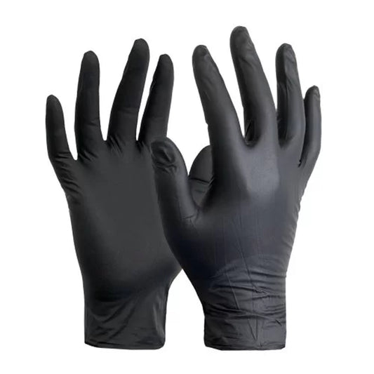 Black Nitrile Examination Gloves