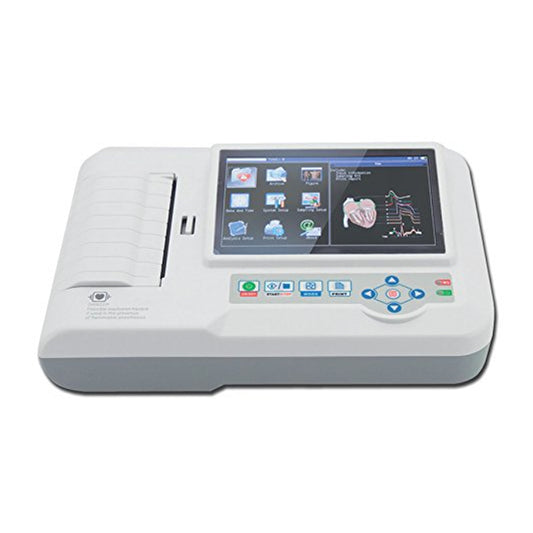 Digital 6 Channel Electrocardiograph Monitor 600G and Interpretation