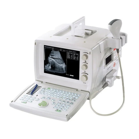 Ultrasound Black and White Basic Portable 9.7" LCD Monitor 1 Convex Probe Battery