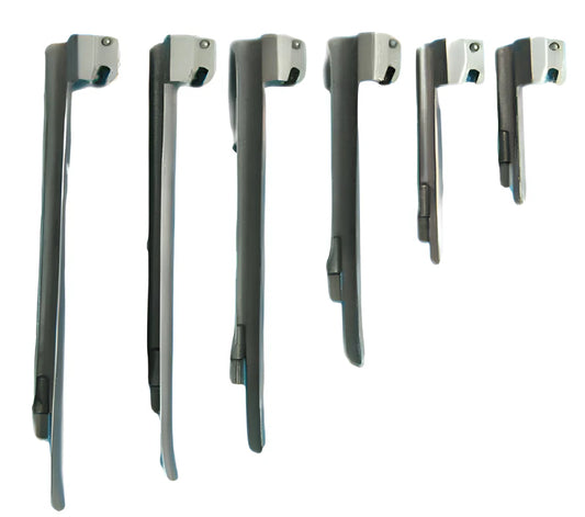 Laryngoscope Blades- Miller (available in sizes 00, 0, 1, 2, 3, 4, & 5)