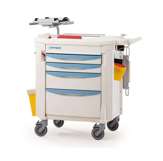Emergency drug trolley