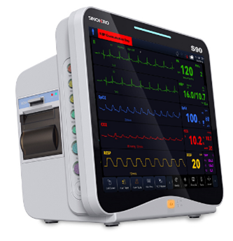 SinoHero Multi-Parameter Patient Monitor PR, SpO2, RESP, NIBP S90 ...
