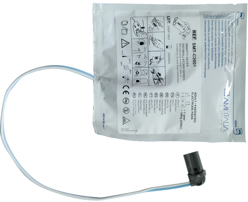 Disposable Paediatric Pads (patient from 1 to 8 years or 25kg) 1 pair
