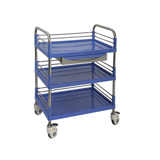 Steel-Plastic Medical Trolley-KL-TC008