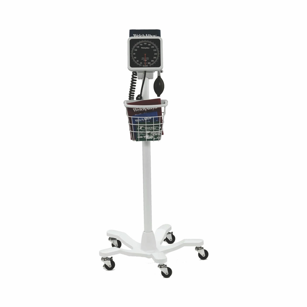 Welch Allyn 767 Mobile aneroid with 5 – Leg Mobile Stand.