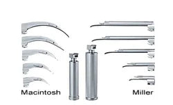 Laryngoscope Fiber Optic Blades-Miller And Mcintosh All Sizes
