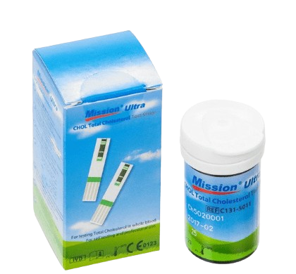 Mission Ultra Cholesterol Test Strips 25s